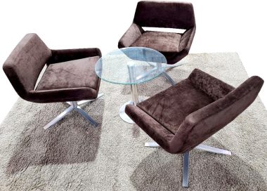Brown Chair Set